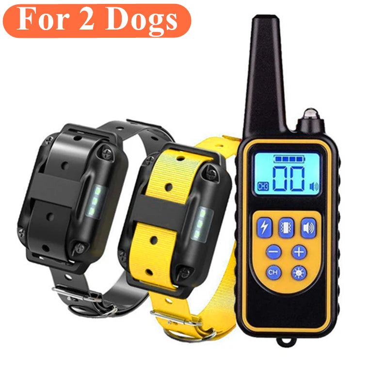 Smart Dog Training Collar – Waterproof, Rechargeable & Remote-Controlled Anti-Bark System