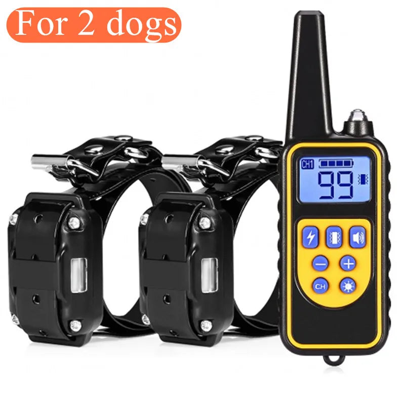 Smart Dog Training Collar – Waterproof, Rechargeable & Remote-Controlled Anti-Bark System