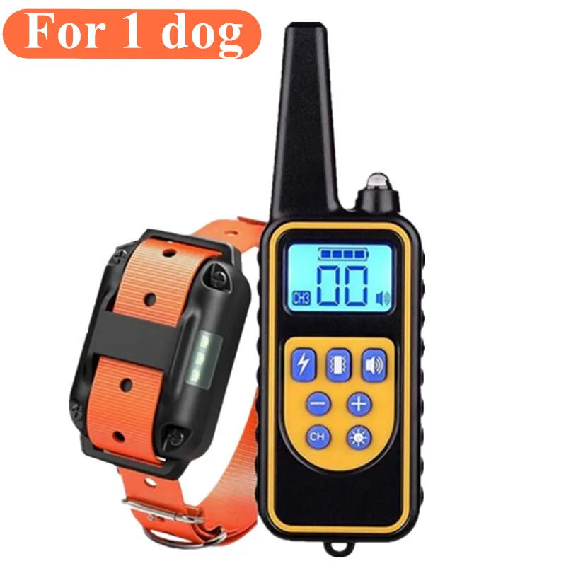 Smart Dog Training Collar – Waterproof, Rechargeable & Remote-Controlled Anti-Bark System