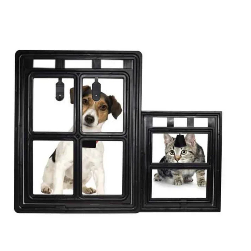 Lockable Magnetic Pet Screen Door for Dogs & Cats – Mosquito-Proof & Easy to Install