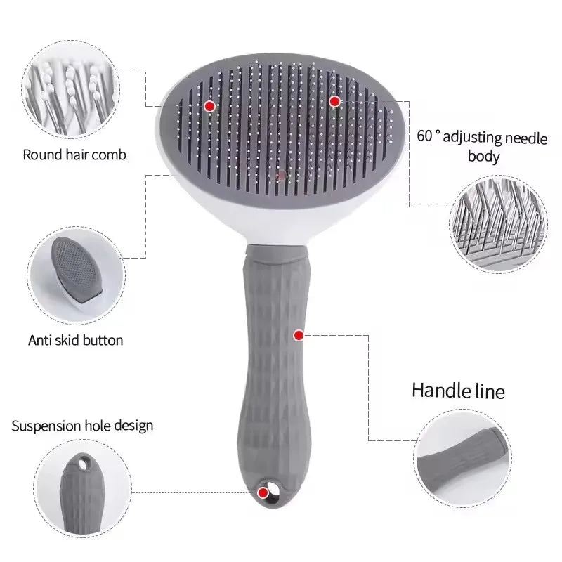 pet groming brush for dogs and cats