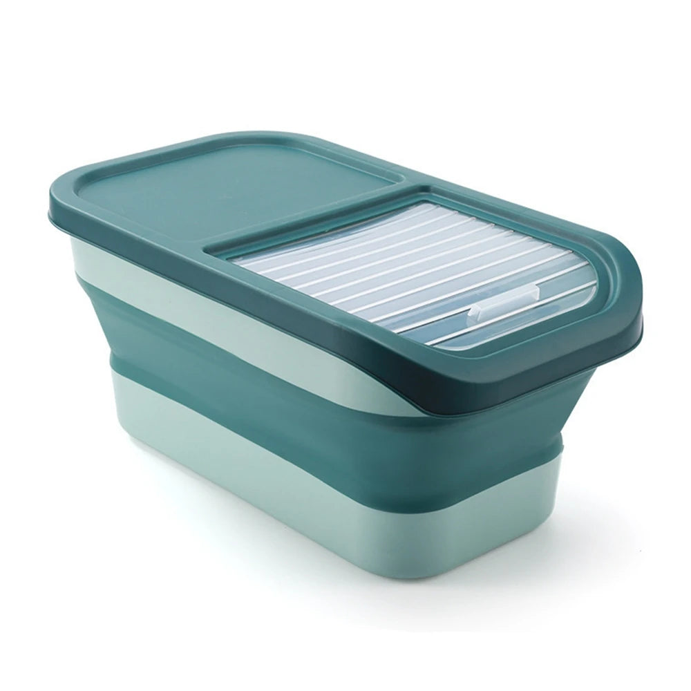 Foldable Airtight Pet Food Container – Keep Your Dog & Cat Food Fresh and Organized!